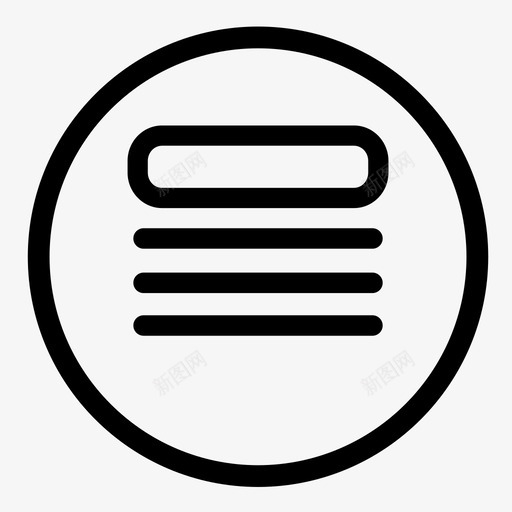 播放列表音乐播放器控制圆形轮廓svg_新图网 https://ixintu.com 播放列表 音乐 播放器 控制 圆形 轮廓