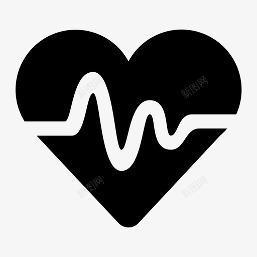 心率跳动svg_新图网 https://ixintu.com 心率 跳动