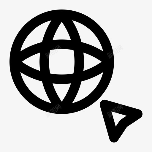 浏览器单击internetsvg_新图网 https://ixintu.com 浏览器 单击 联机 搜索 应用程序 用户界面