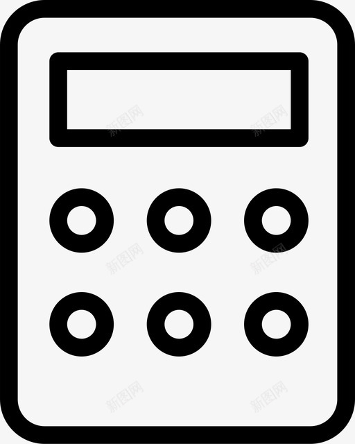 计算器商业电子商务svg_新图网 https://ixintu.com 商业 购物 计算器 电子商务 货币 销售