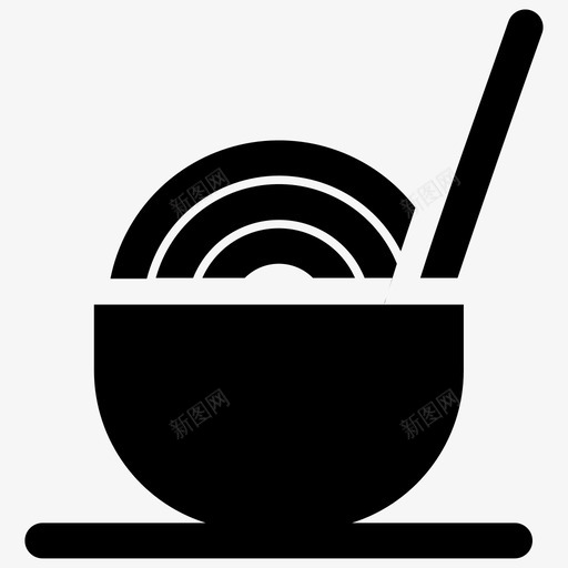 面条甜点菜svg_新图网 https://ixintu.com 面条 甜点 点菜 食物 配菜 厨师 字形 风格 收藏
