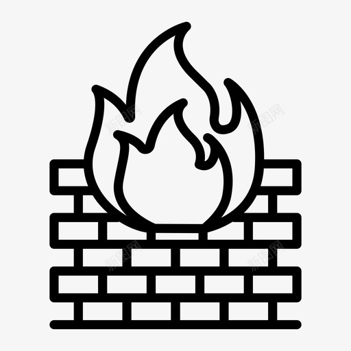 防火墙保护安全svg_新图网 https://ixintu.com 防火墙 保护 安全 移动 应用程序