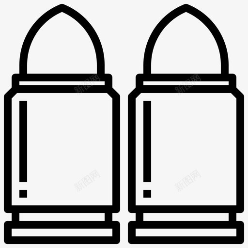 子弹弹药武器svg_新图网 https://ixintu.com 子弹 弹药 武器 警察