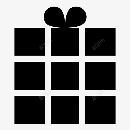礼品盒奖品奖励svg_新图网 https://ixintu.com 礼品盒 奖品 奖励 优胜者 购物 电子商务 第卷