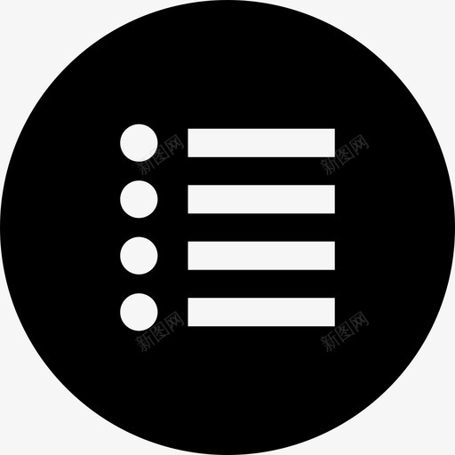 项目符号列表点数字svg_新图网 https://ixintu.com 列表 项目 符号 导航 点数 数字 菜单 重要 功能 设置 粗体