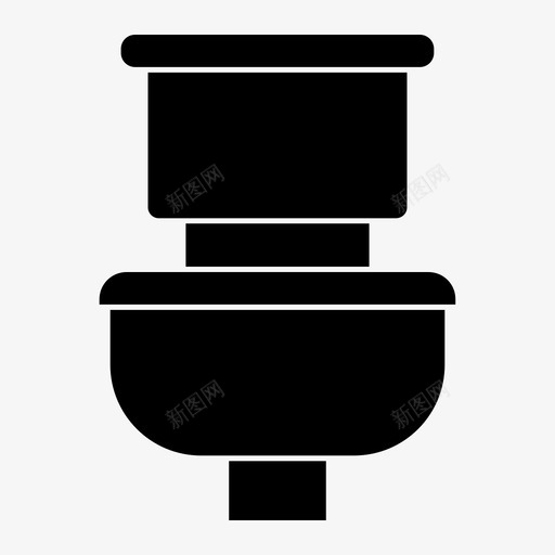 卫生间浴缸浴室svg_新图网 https://ixintu.com 卫生间 浴缸 浴室 洗手间 厕所 水管 管工 工具 字形
