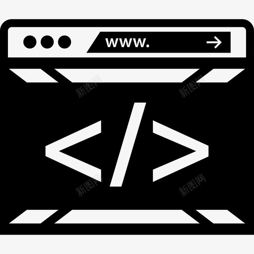 网络开发互联网1字形svg_新图网 https://ixintu.com 网络 开发 互联网 字形