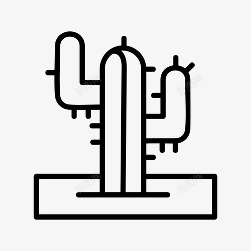 仙人掌沙漠干旱svg_新图网 https://ixintu.com 仙人掌 沙漠 干旱 生态 自然 植物