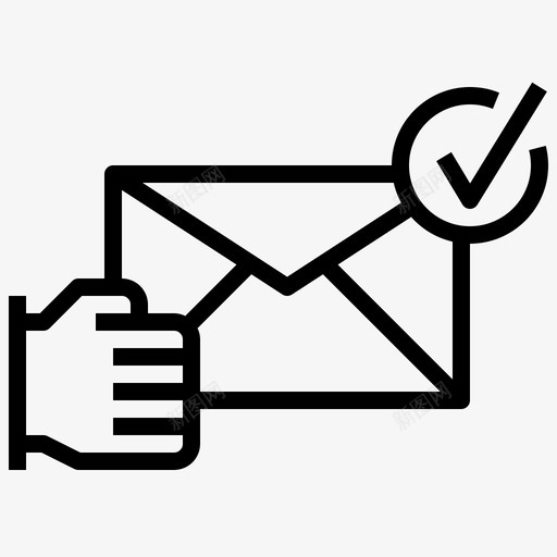 接收邮件通信信息svg_新图网 https://ixintu.com 接收 邮件 通信 信息技术 对话