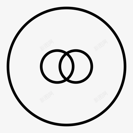 连接循环交流svg_新图网 https://ixintu.com 互动 连接 循环 交流 重叠 关系 分享 维恩