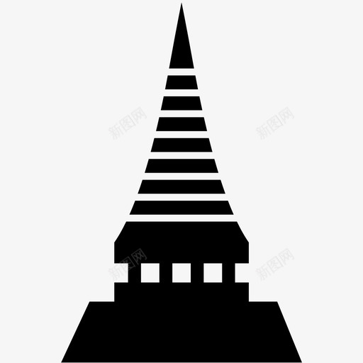 宝塔建筑曼谷svg_新图网 https://ixintu.com 建筑 宝塔 曼谷 历史 寺庙 泰国