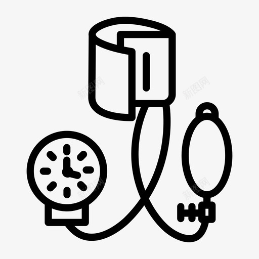 血压血压计电流计svg_新图网 https://ixintu.com 血压 血压计 电流计 混合 平面 平面图 图标