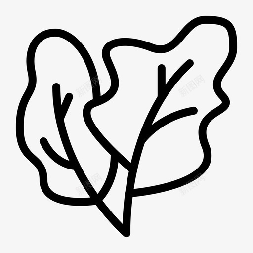 菠菜农业有机svg_新图网 https://ixintu.com 农业 菠菜 有机 蔬菜