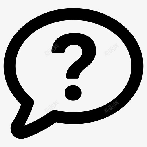 问题困惑常见问题svg_新图网 https://ixintu.com 问题 困惑 常见问题 询问 信息