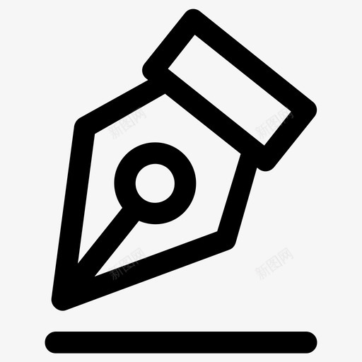 钢笔浸笔自来水笔svg_新图网 https://ixintu.com 钢笔 浸笔 自来水 笔墨 水笔 笔尖 尖笔
