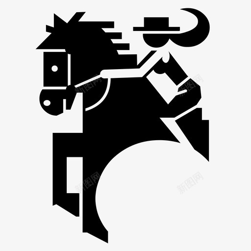 骑马者svg_新图网 https://ixintu.com 骑马者
