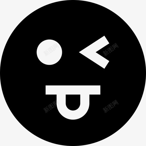 吐舌头傻笑开玩笑svg_新图网 https://ixintu.com 舌头 表情 傻笑 开玩笑 感觉 情绪 尊重 蔑视 欺骗 字形
