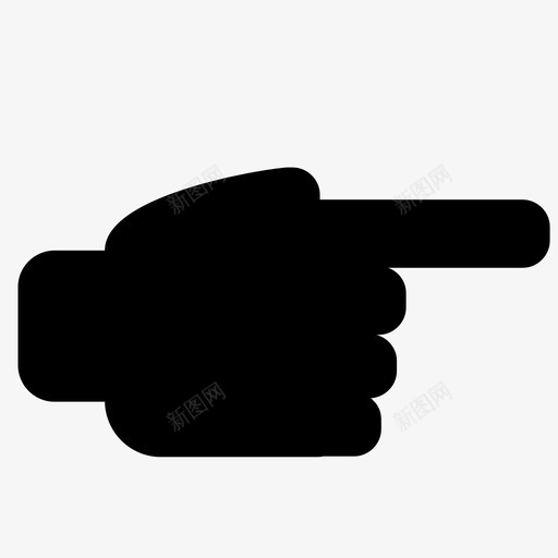 右说手数字svg_新图网 https://ixintu.com 手势 数字