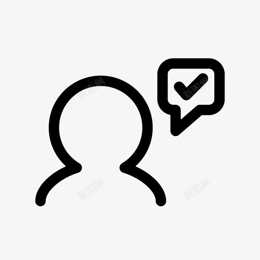 对人说svg_新图网 https://ixintu.com 人说 说说 基本 图标