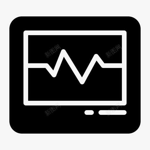 心脏监护仪哔哔声心脏svg_新图网 https://ixintu.com 心脏 监护仪 电晕 哔哔 哔声 急救 生命 支持 病毒 固体