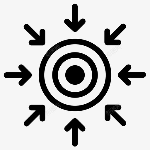 靶子焦点目标svg_新图网 https://ixintu.com 靶子 焦点 目标 任务