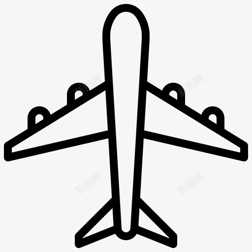 飞机形状运输svg_新图网 https://ixintu.com 飞机 形状 运输 运输机 机场