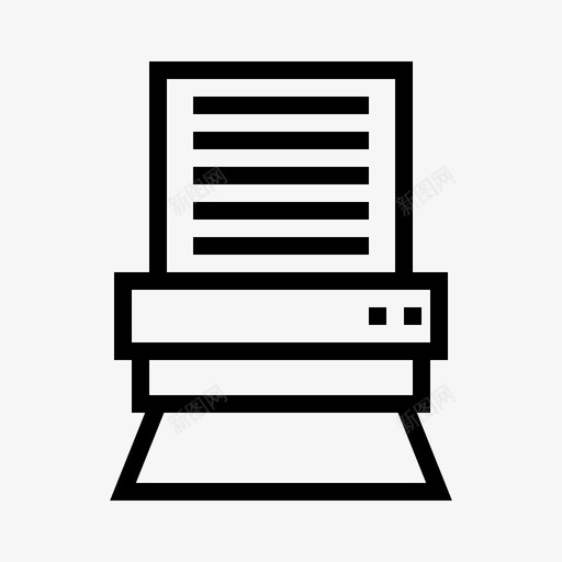设备传真纸张svg_新图网 https://ixintu.com 设备 传真 传真纸 纸张 打印 打印机 教育 专线