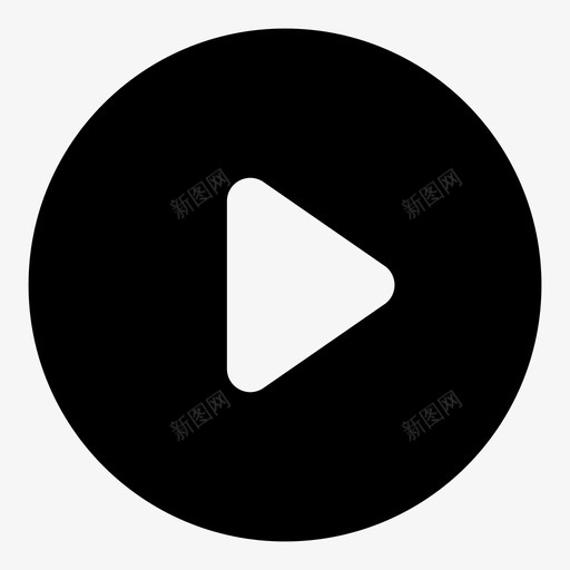 播放按钮电影svg_新图网 https://ixintu.com 播放 按钮 电影 歌曲 基本 主页 控件