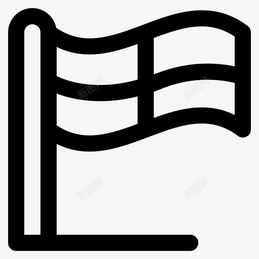 旗帜边界线svg_新图网 https://ixintu.com 旗帜 边界线 足球