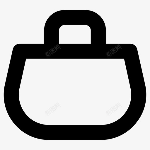 手提包购物女士svg_新图网 https://ixintu.com 手提包 购物 女士