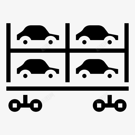 拖车物流配送铁路svg_新图网 https://ixintu.com 铁路 拖车 物流配送 火车 运输 标志