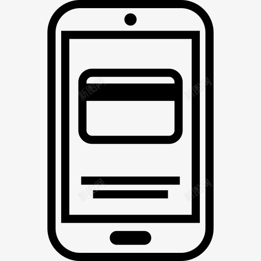 移动卡信用卡货币svg_新图网 https://ixintu.com 移动 信用卡 购物 货币 在线支付 处理器