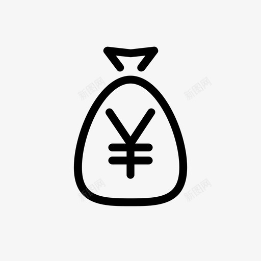 日元袋收入回报svg_新图网 https://ixintu.com 日元 钱袋 收入 回报 繁荣 利润 价格 付款 很多 钱钱钱