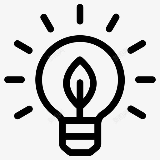 绿色生态绿色能源svg_新图网 https://ixintu.com 能源 绿色生态 绿色 光可 再生 电力