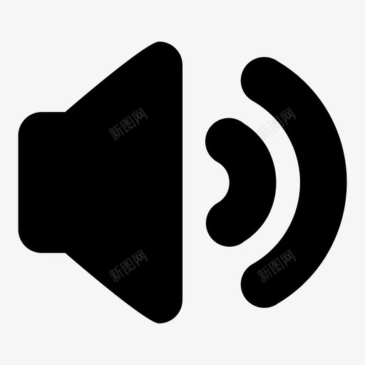 音量最大值扬声器svg_新图网 https://ixintu.com 音量 最大值 扬声器 用户界面