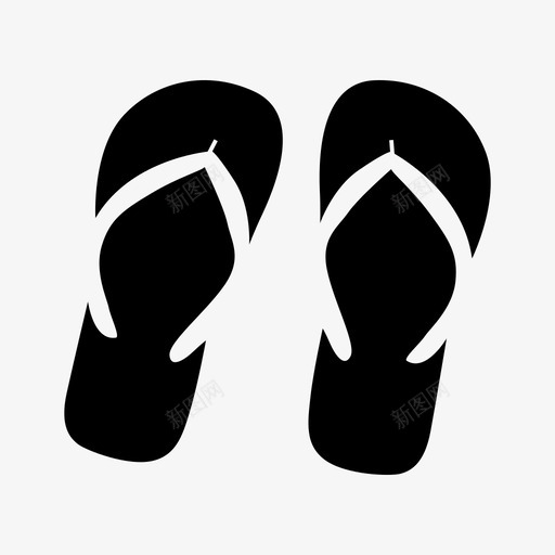 人字拖沙滩脚svg_新图网 https://ixintu.com 人字 拖人字 沙滩 游泳池 凉鞋 鞋鞋 夏天 游泳