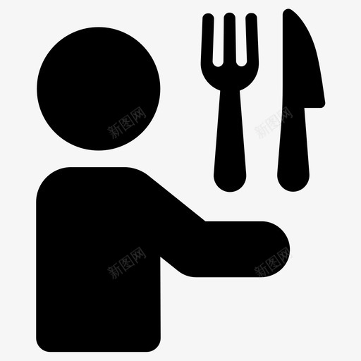 食物送货食物膳食svg_新图网 https://ixintu.com 食物 送货 膳食 餐厅 服务