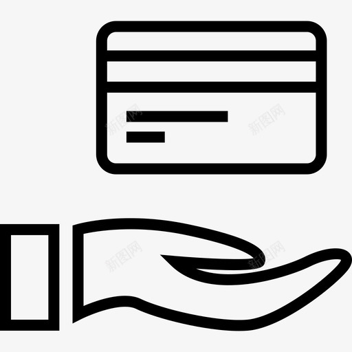 信用卡优惠钱信svg_新图网 https://ixintu.com 信用卡 优惠 钱信手 信手 借记 申请 接受 塑料 商业 金融