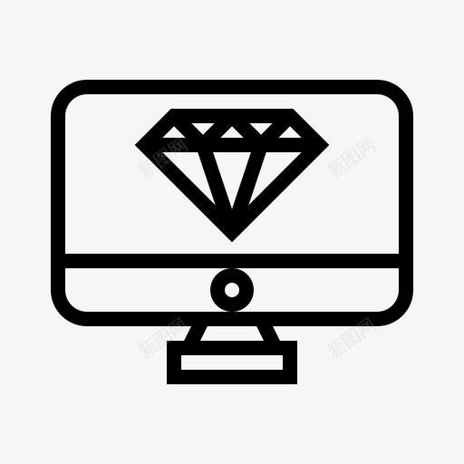 电脑钻石珠宝svg_新图网 https://ixintu.com 电脑 钻石 珠宝 保护 购物 线路
