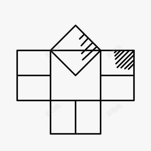 雅可桑工艺折叠svg_新图网 https://ixintu.com 雅可 工艺 折叠 日文 线条 折纸 简单