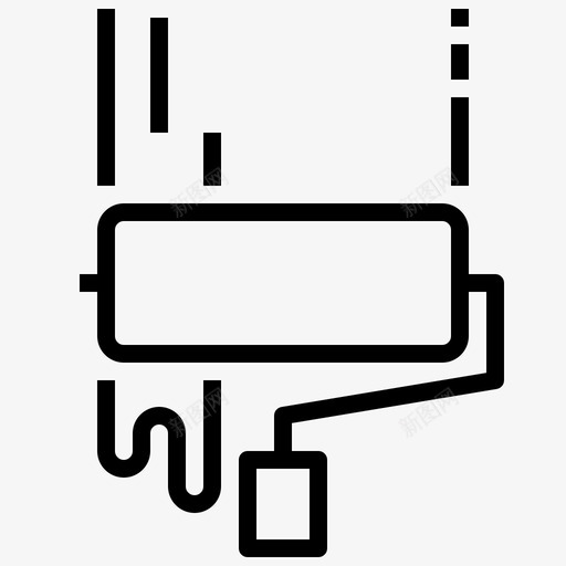 绘画艺术色彩svg_新图网 https://ixintu.com 建筑 绘画 艺术 色彩 设计 滚筒 样品 轮廓