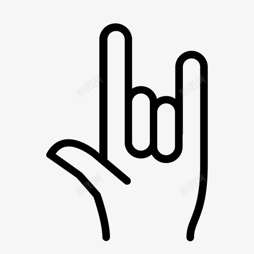 伊利符号左手小指svg_新图网 https://ixintu.com 伊利 符号 非语 语言 左手 小指 交流 手掌 手语 信号 拇指