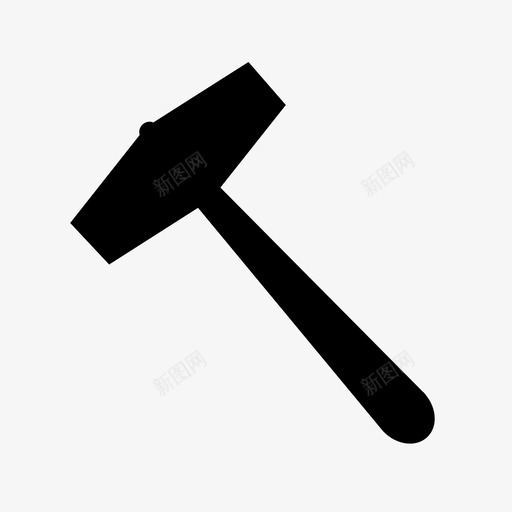 锤子工具旧的svg_新图网 https://ixintu.com 工具 锤子 旧的 木槌 工业用 手工 工艺 手艺 铁匠 车间