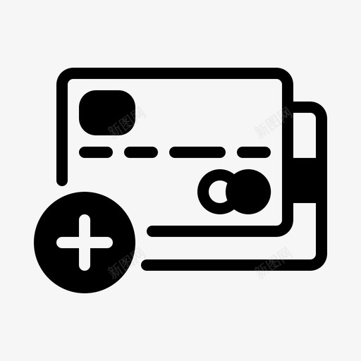 添加付款卡信用卡svg_新图网 https://ixintu.com 添加 付款 信用卡 新的 搜索引擎 优化 网站