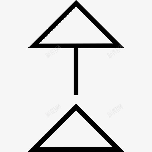 向上箭头伞符号svg_新图网 https://ixintu.com 向上 箭头 抽象 符号 数学 几何 设计 创意 运动
