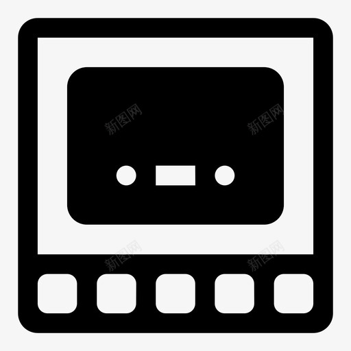 盒式录音机音乐老式svg_新图网 https://ixintu.com 盒式 录音机 音乐 老式 音频