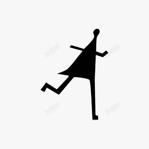 孩子性格人物svg_新图网 https://ixintu.com 人物 孩子 性格 女孩 跑步 走路