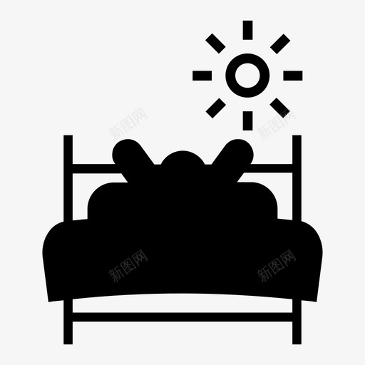 醒来起床早晨svg_新图网 https://ixintu.com 醒来 起床 早晨 早起 卧室 上午 困倦