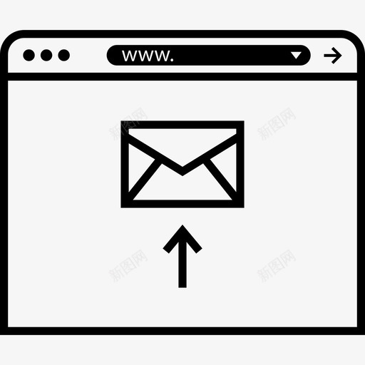 浏览器电子邮件商务浏览器1svg_新图网 https://ixintu.com 浏览器 电子邮件 商务