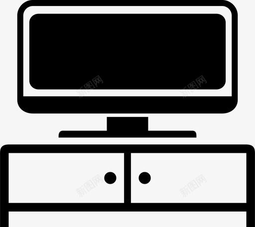 电视台抽屉广角电视svg_新图网 https://ixintu.com 电视台 抽屉 广角 电视 室内